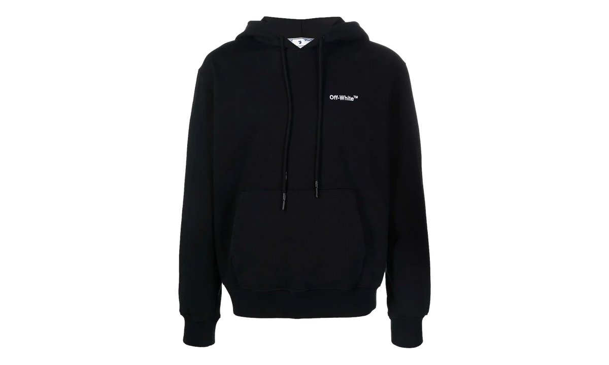 Helvetica Slim Hoodie "Black" OMBB097C99FLE0071001