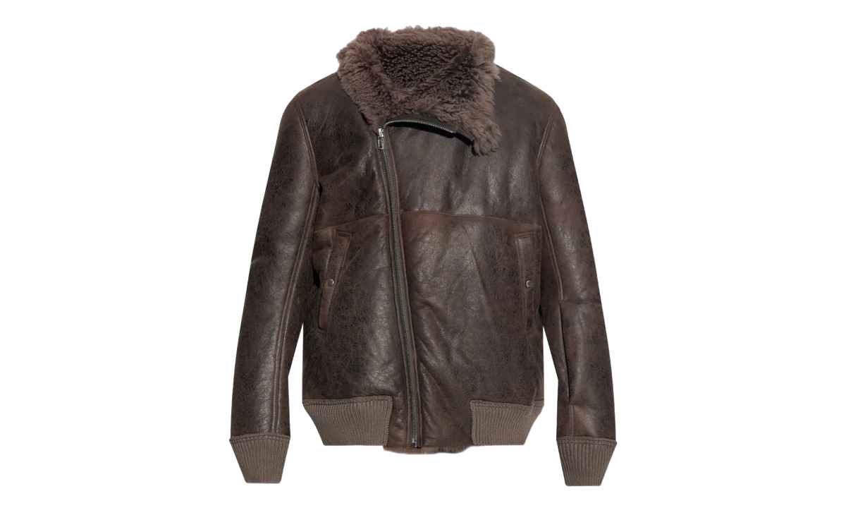 Bomber In Montone Hollywood Flight Jacket "Dark Dust" RU02E1760 LSHC 78