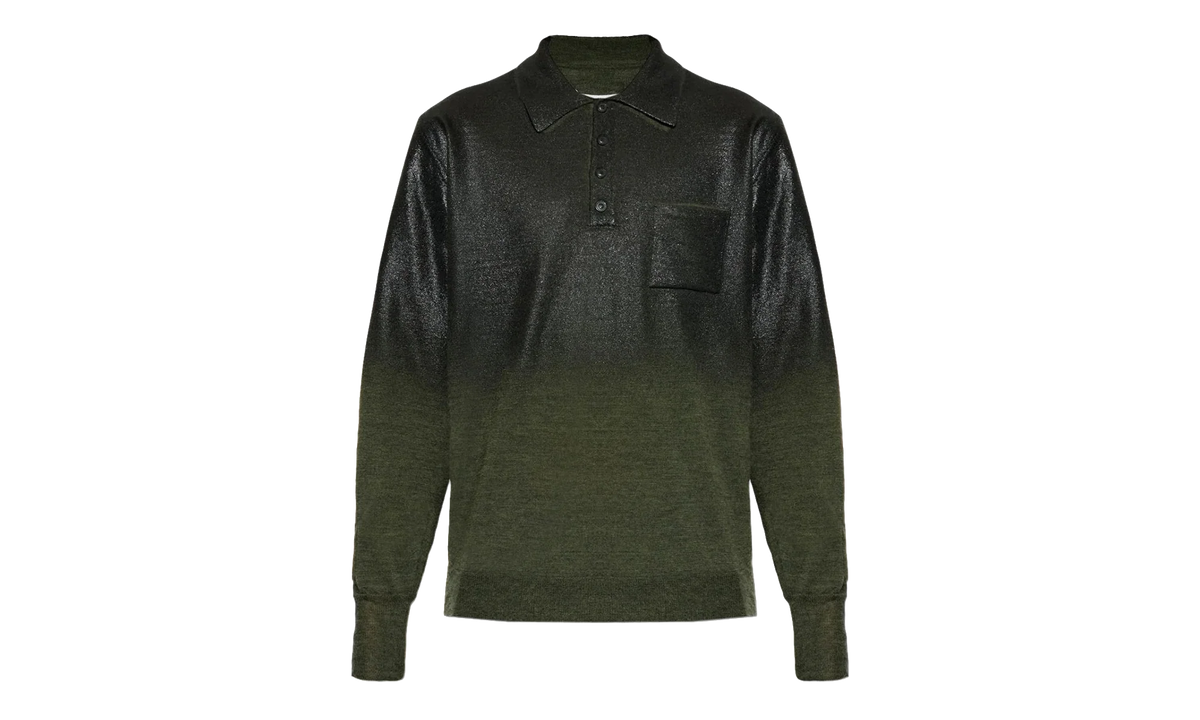 Coated Polo Sweater "Green" S50GL0075M13236696S
