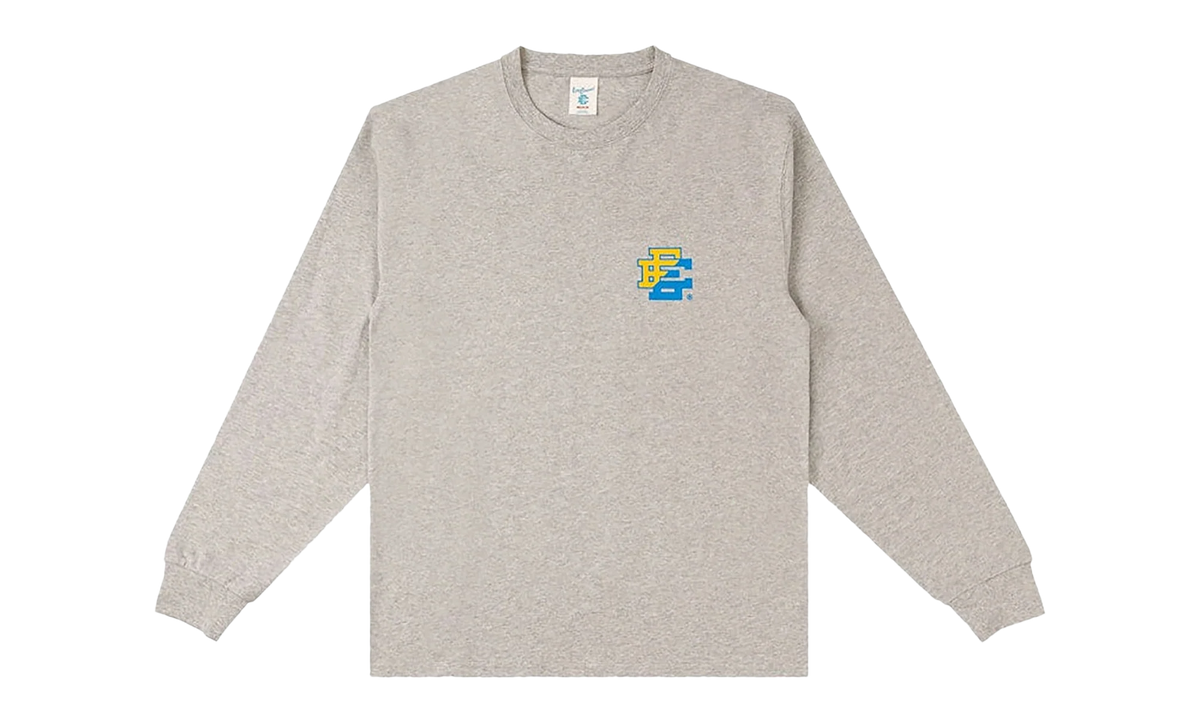 EE LONG SLEEVE T-SHIRT "SS24 - Gray/Yellow/Baby Blue" EE533