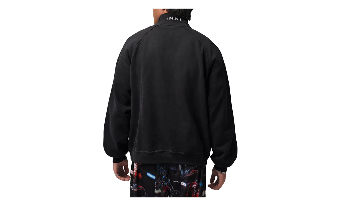 Air Jordan Flight Graphic Fleece Quarter Zip "Black / Sail" IF1816 010