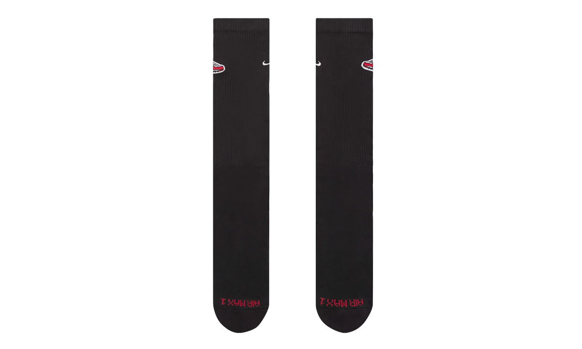 Everyday Plus Cushioned Crew Socks (1 Pair) "Black / White" FQ0327 010