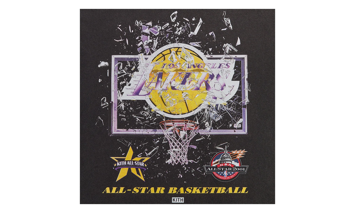 All-Star Los Angeles Lakers Shattered Backboard "Black" KHM034949 001