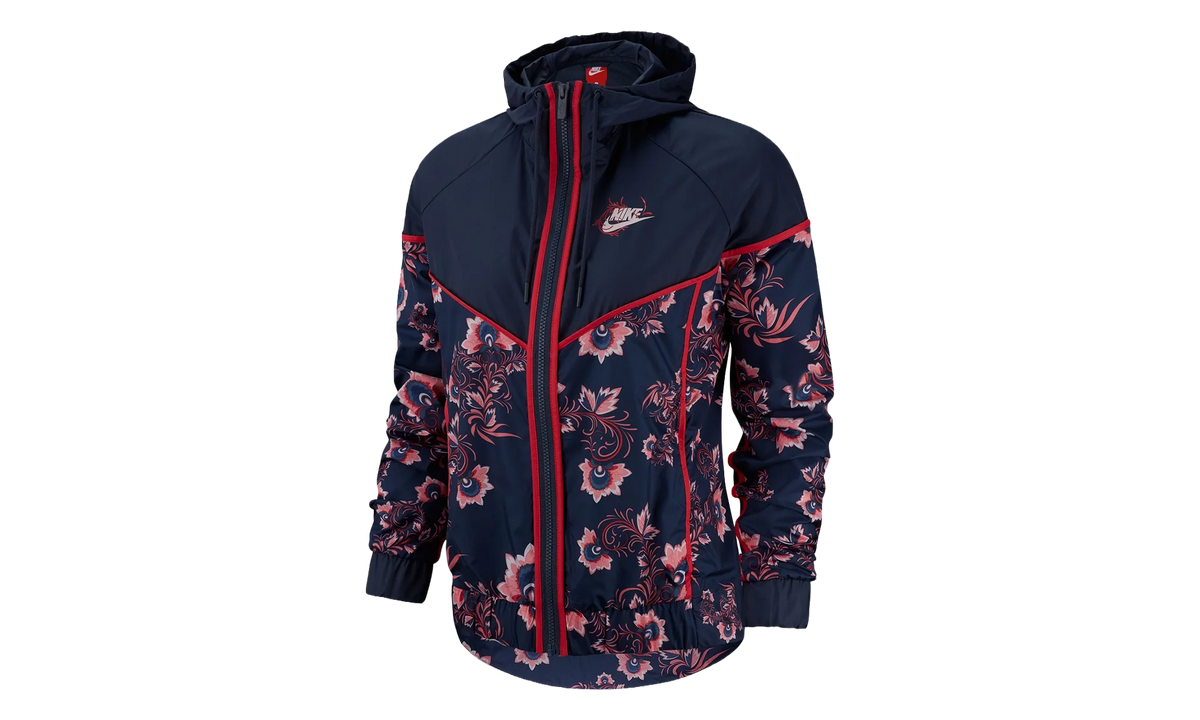 Floral Print Jacket WMNS "Blue" 922188 471