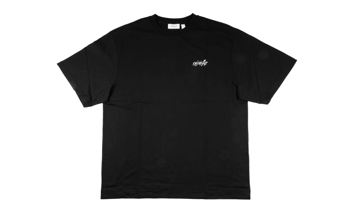 PAINT SPLATTER ARROW DIAG SKATE FIT TEE "Black" 44OWOS26T064 001