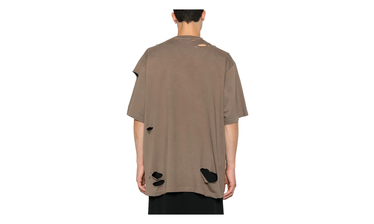 Distressed Graphic T-Shirt "Taupe" 651795 TKVB8 0718