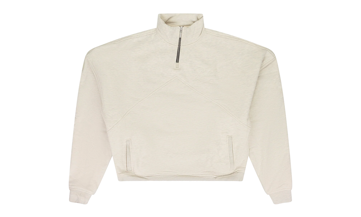 QUARTER ZIP SWEATER "Beige" RHD-MTPS-0092