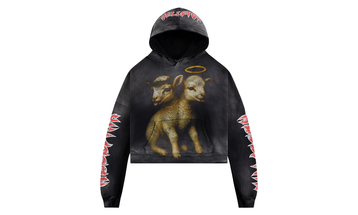 Lamb Hoodie "Black" HSR234