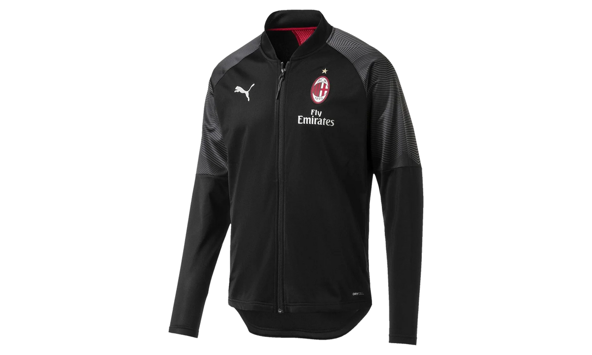 AC Milan Stadium Poly Jacket "Puma Black / Tango Red" 754864 01