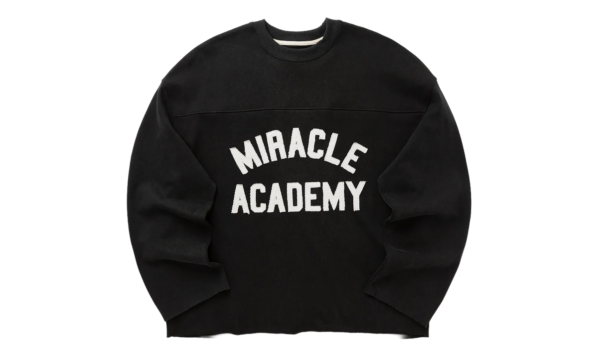 Varsity Long Sleeve T-shirt "Black Sunfade" Y6 T27G32 021