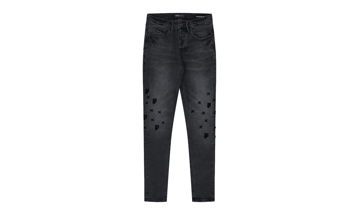 Tuffetage Monogram P001 Jeans "Black" P001_TMBL824