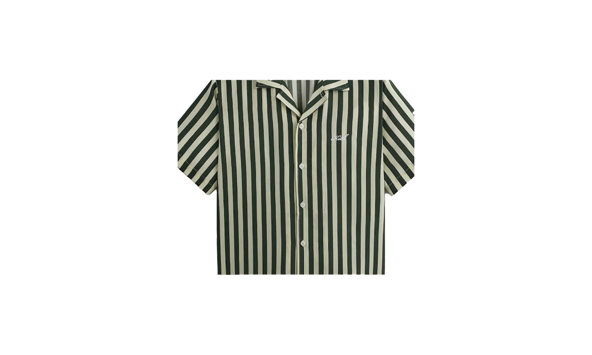 Striped Thompson Camp Collar Shirt "Agate" KITH18