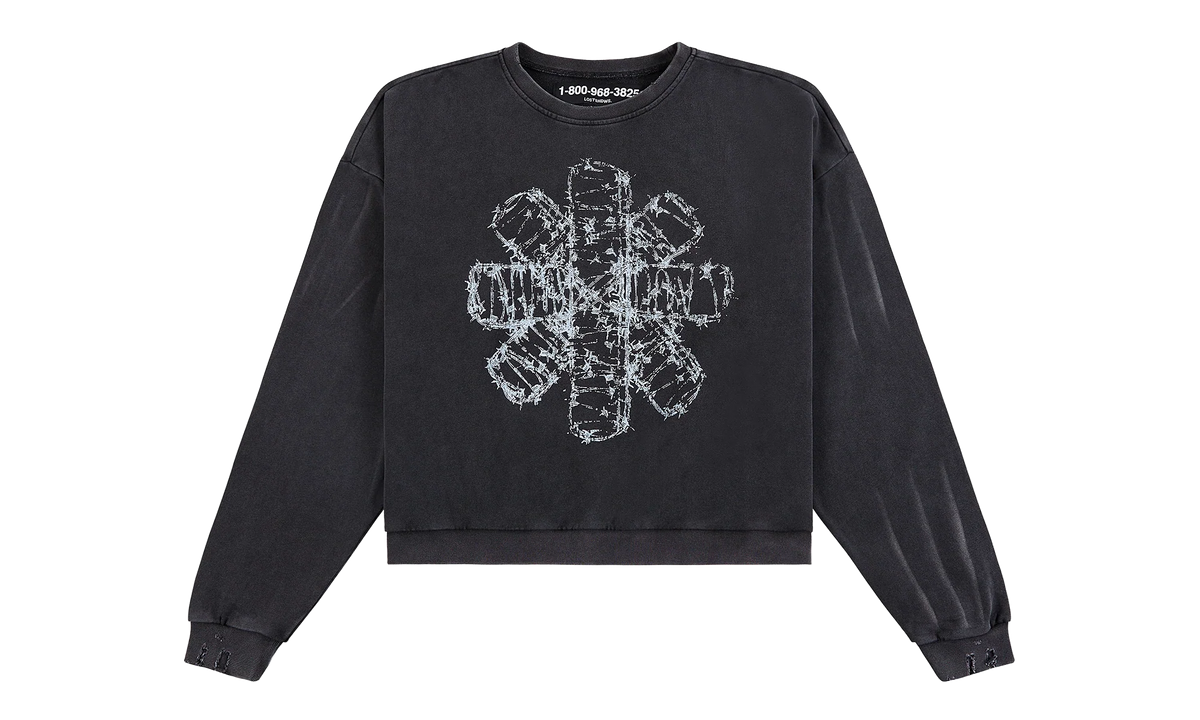 Barbed Wire Sweatshirt "Black" LST 23 22713 BLK