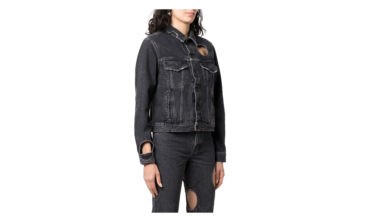 Meteor Denim Jacket WMNS "Dark Grey" OWYE027C99DEN0010700