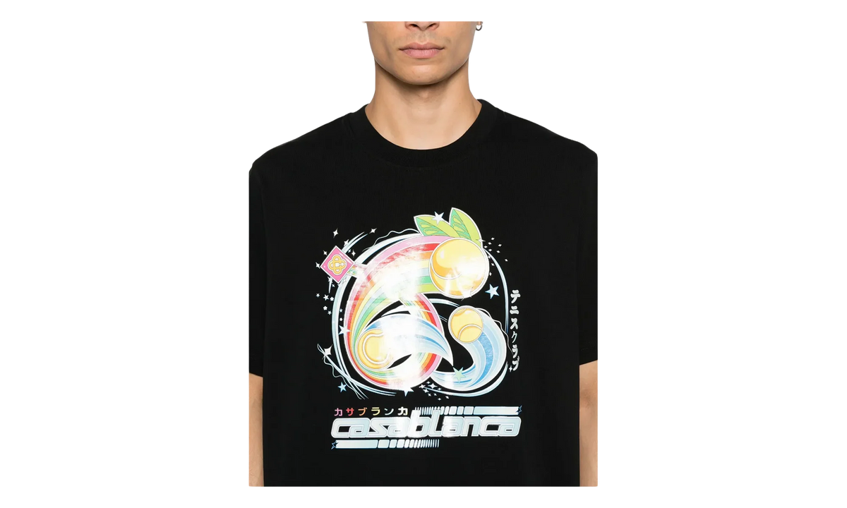 Manga Tennis Ball Short Sleeve T‑Shirt "Black" MAW25 JTS 001 08