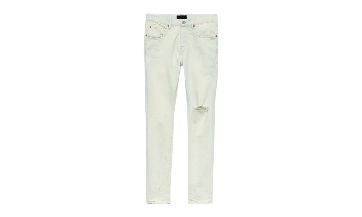 P001 Vintage Knee Blowout 'Light Indigo' "Blue" P001-VKSF324