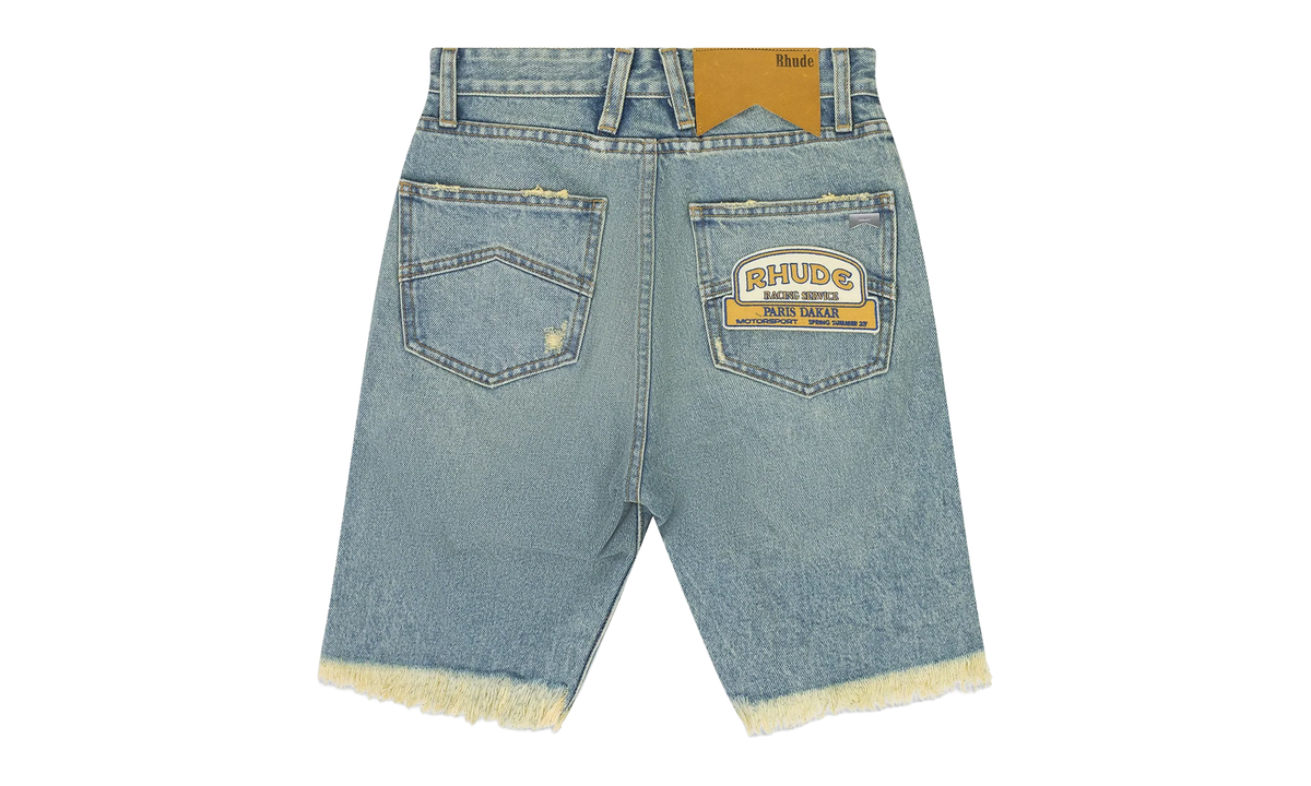 Distressed Denim Shorts "Indigo" RHD-MBTM-0221