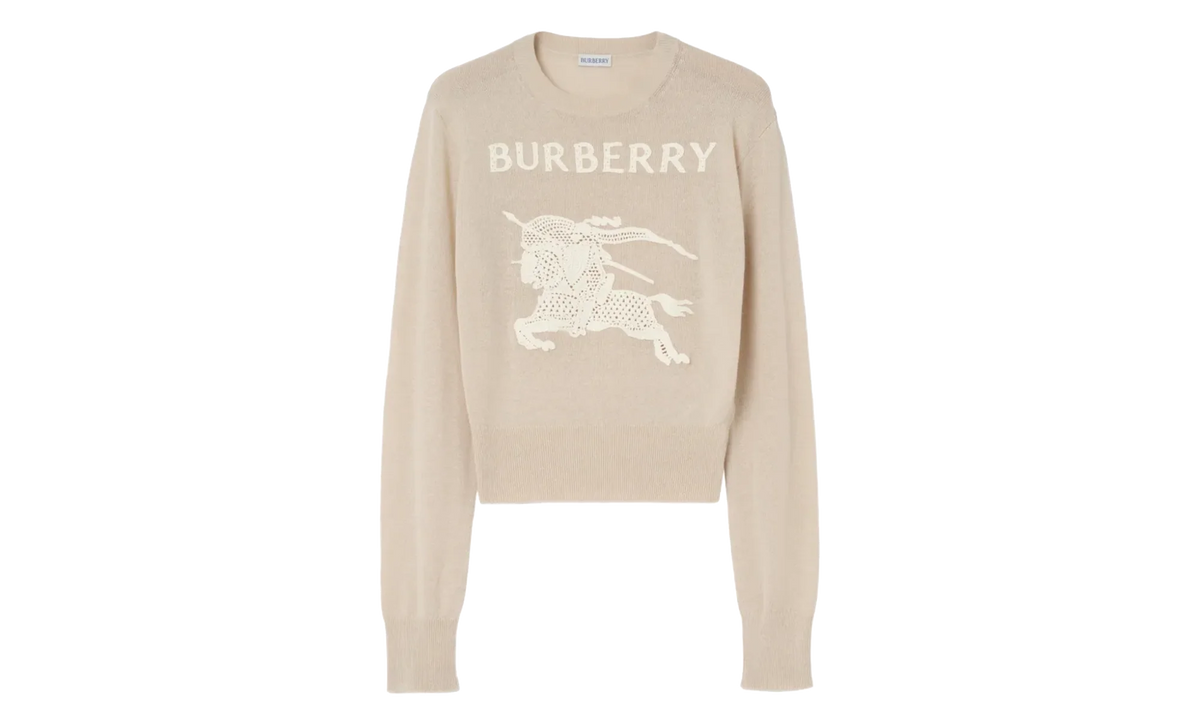 Equestrian Knight Cotton Wool Sweater WMNS "Easel Beige" 8122343
