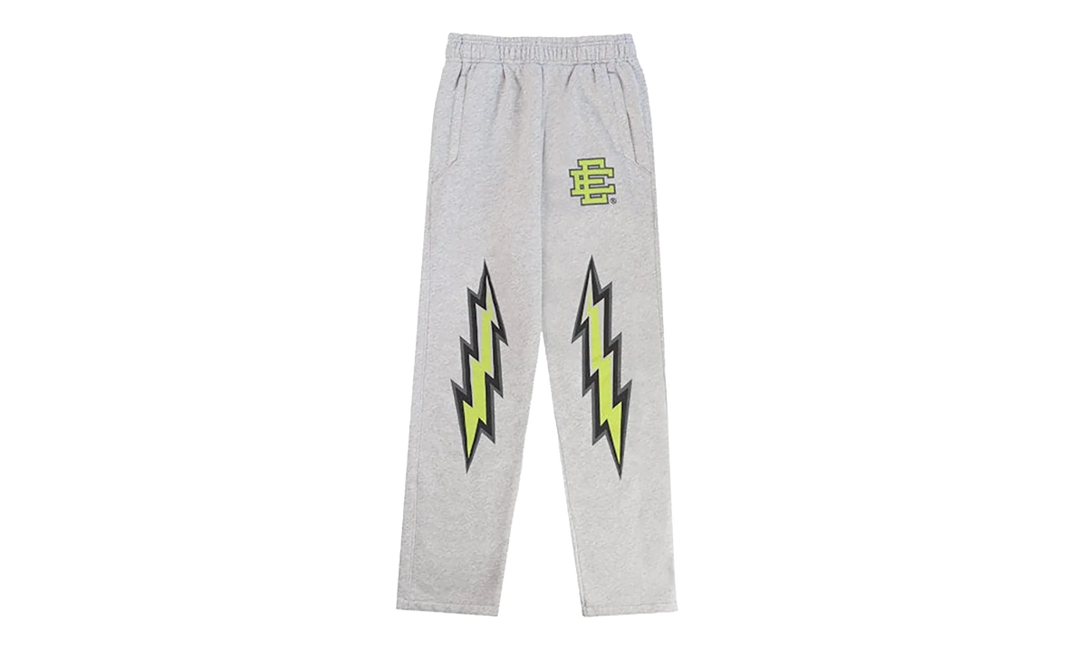 EE BASIC SWEATPANTS "SS24 - Grey/Lime Bolt" EE562