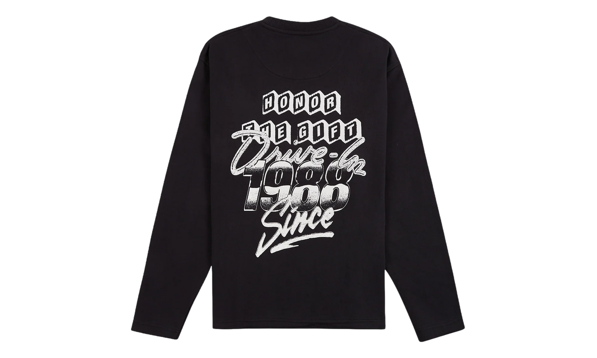 1988 Drive In Long-Sleeve Crewneck "Black" HTG250452 BLAC