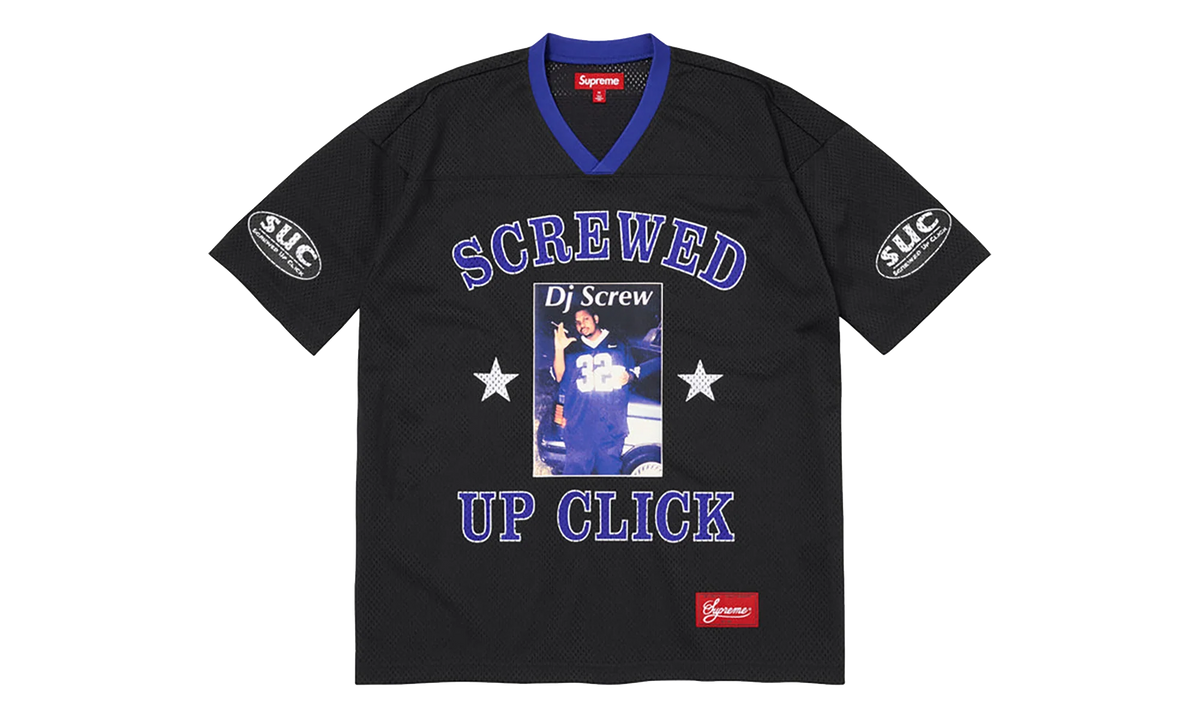 DJ Screw Football Jersey "SS26 - black" SU27360