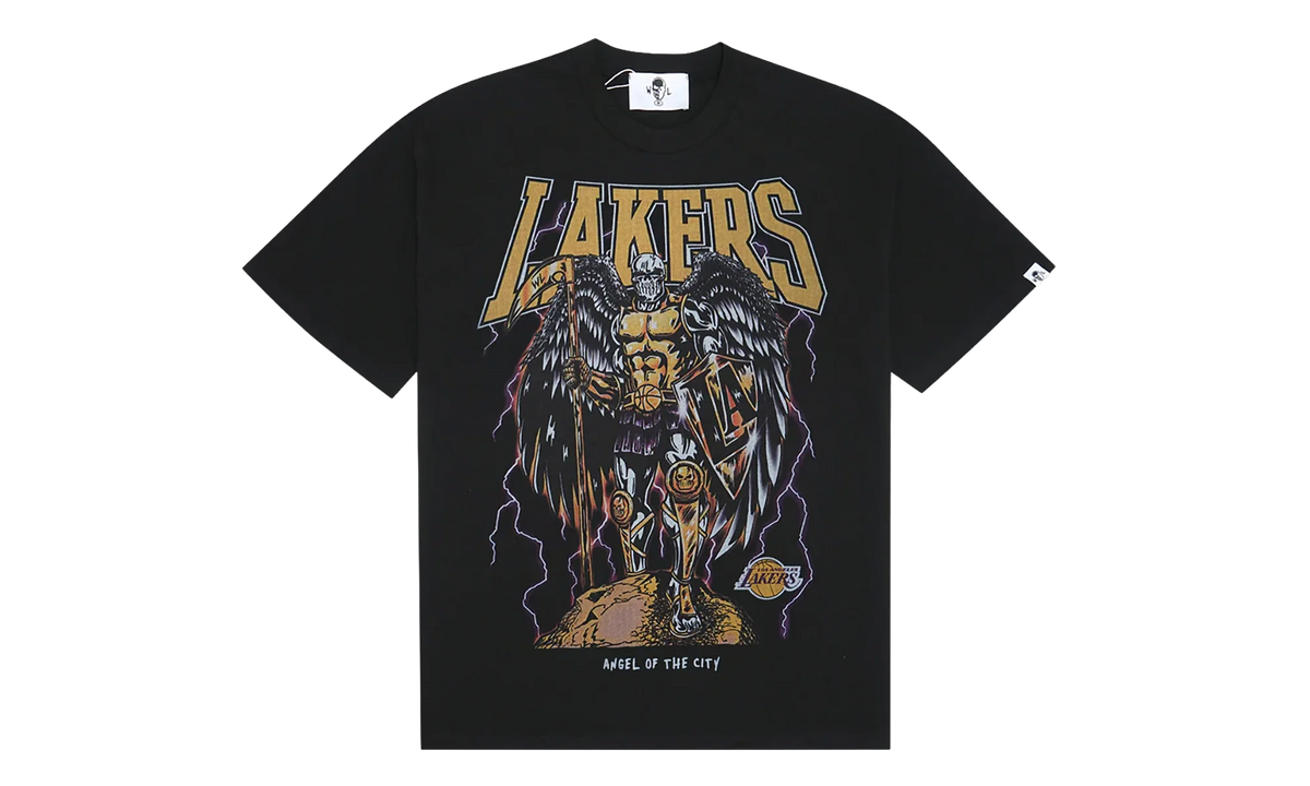 Angel of The City Lakers Short Sleeve Tee "Black" 201NBABLK815M