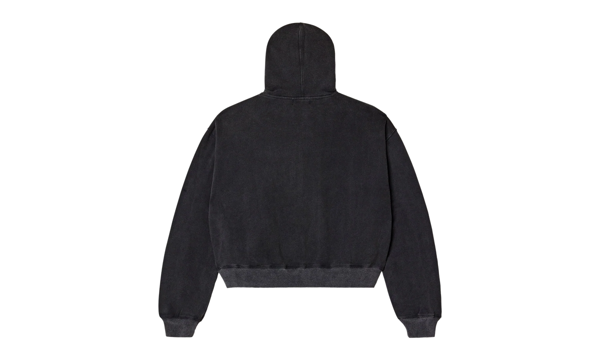 FRIDAY BLACK ZIP UP HOODIE "Black/Yellow" EN8WMYNH