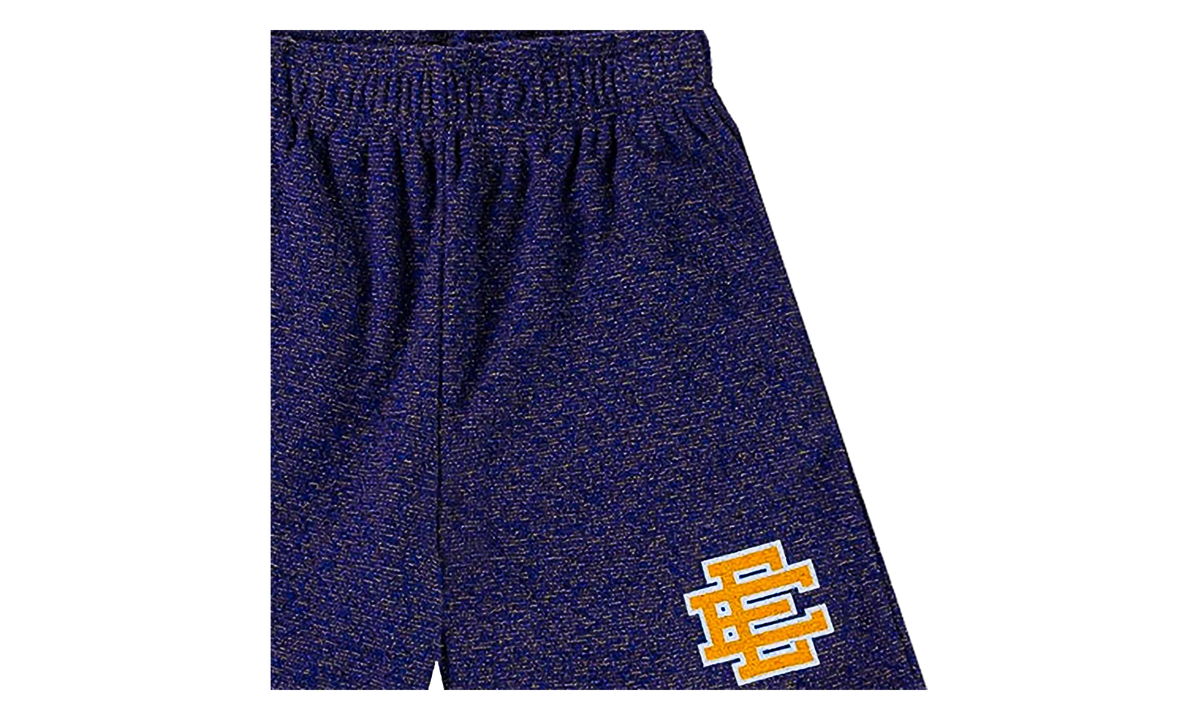 EMANUEL EE BOUCLE SHORT COTTON "Purple/Yellow" EE756