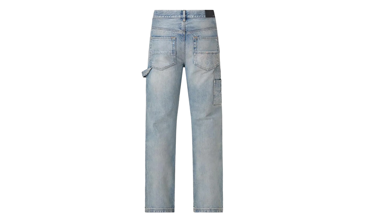 Debossed MA Quad Carpenter Jeans "Antique Indigo" AMDNGH1055 406