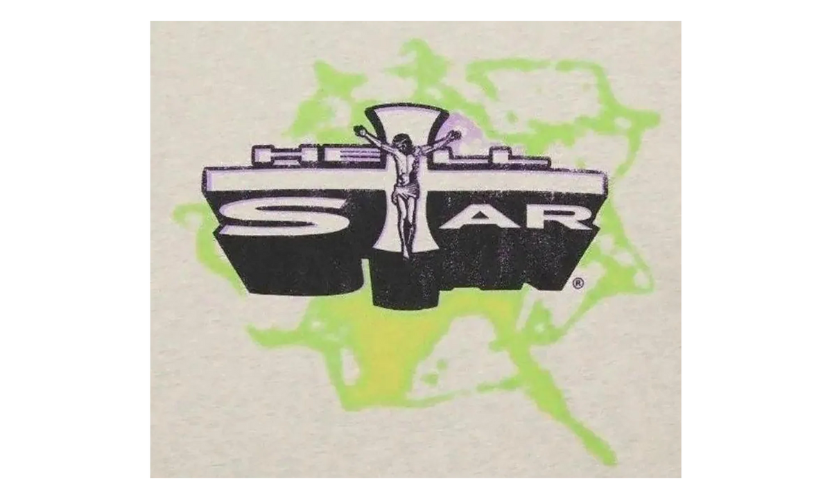 Jesus Emblem T-Shirt "Grey / Green / Purple" HSR218