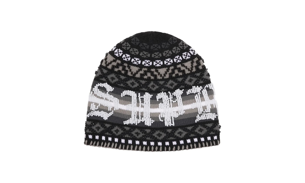Beaded Beanie "Black" SU26840