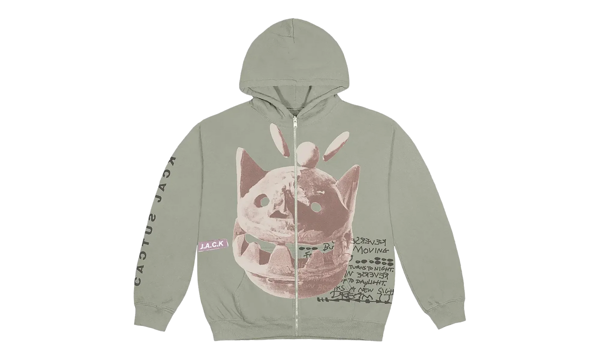 New Sight Zip Up Hoodie "Olive" TSUC43