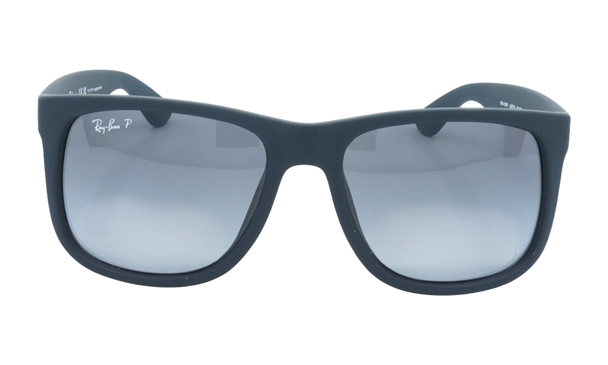JUSTIN CLASSIC POLARIZED SUNGLASSES "RUBBER BLACK" RB4165F-622-T3