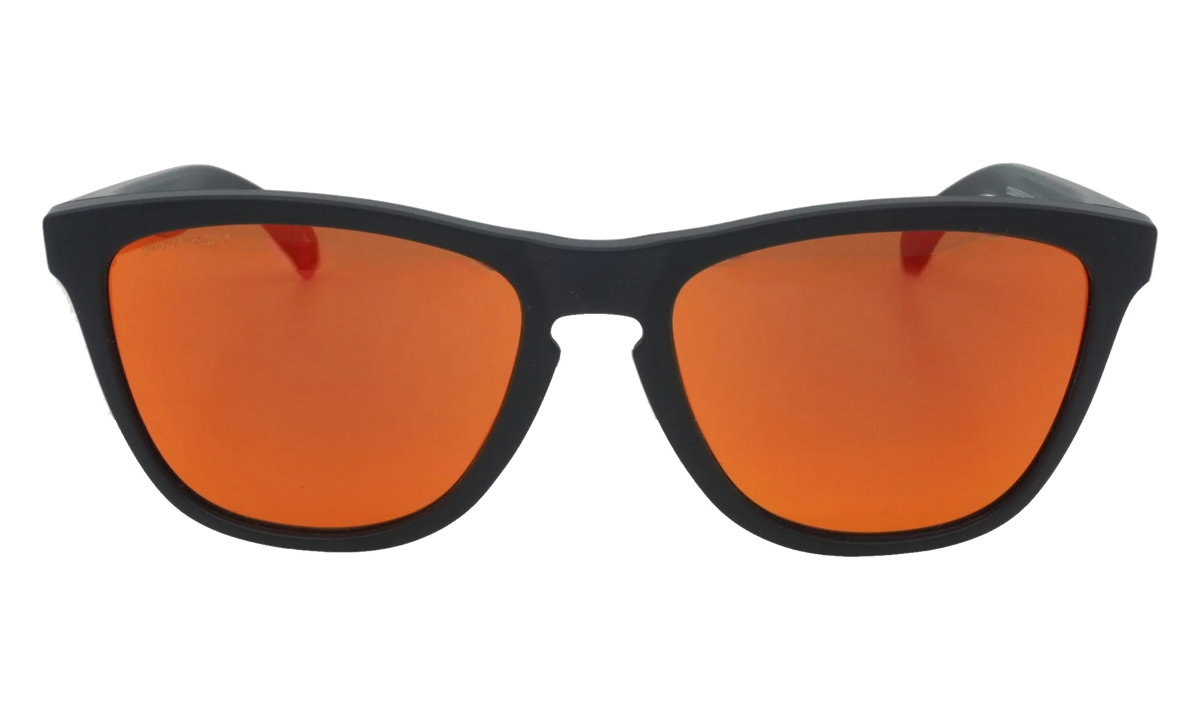(Asian Fit) Frogskins Sunglasses "Matte Black / PRIZM Ruby" OO9245 63