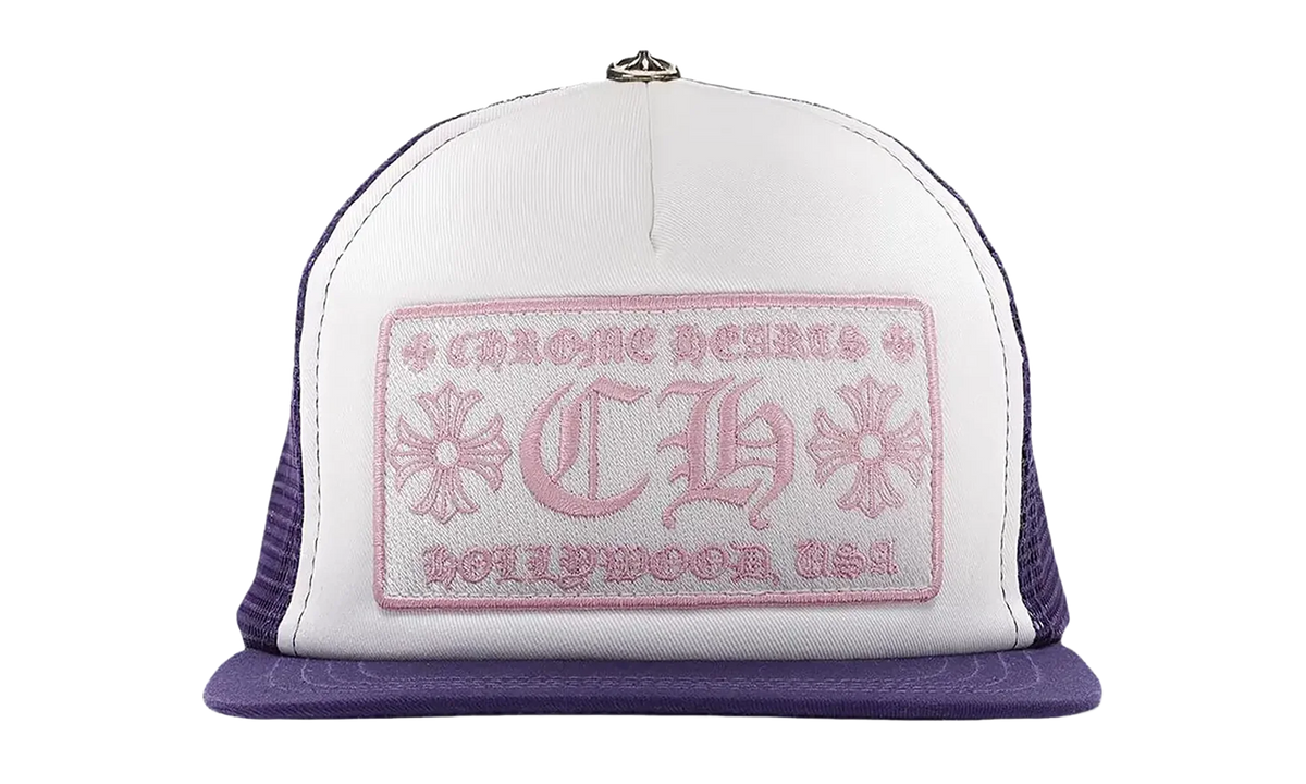 CH Hollywood Trucker Cap "Purple / White / Pink" CHRM1036