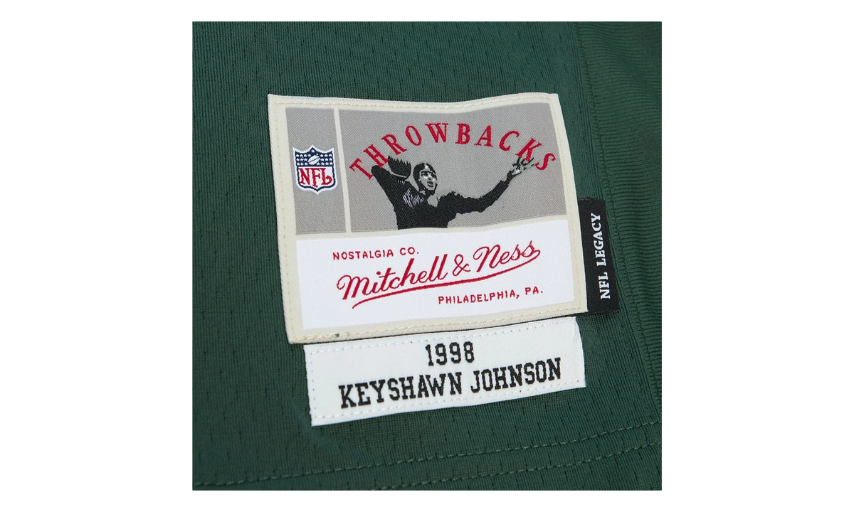 NFL Keyshawn Johnson Dark Jersey "1998 New York Jets - Hunter Green" LGJY6208 NYJ98KJHHNGN