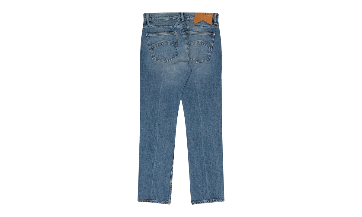 Patch Denim Pants "Indigo" RHD-MJNS-0044