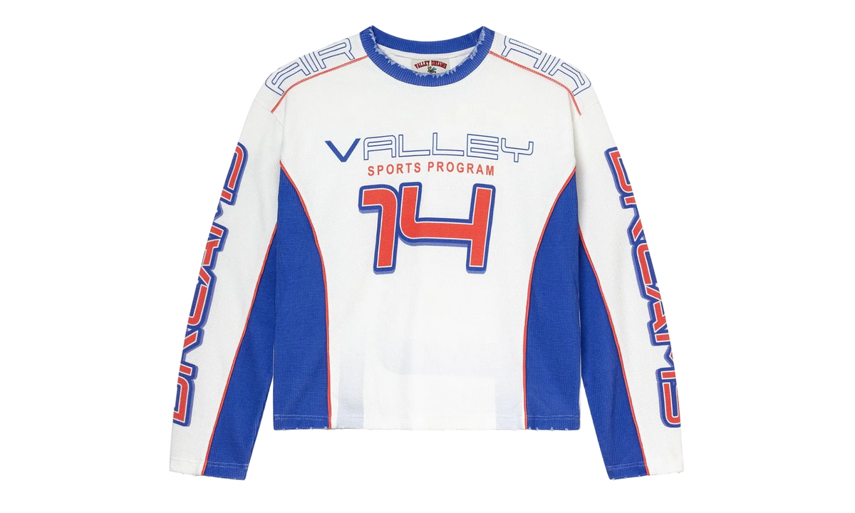 Air Force Thermal Sweatshirt "White / Blue" VAL114