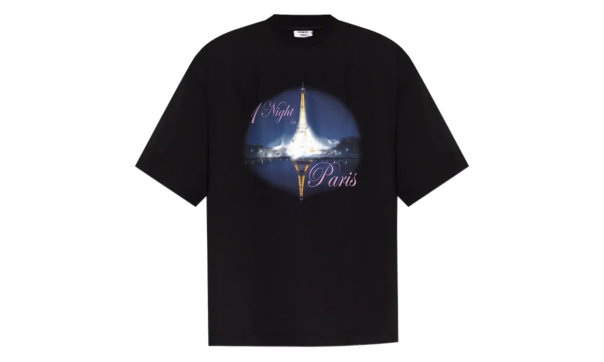 Night in Paris Oversized T-Shirt "Washed Black" UH76TR410B WASH