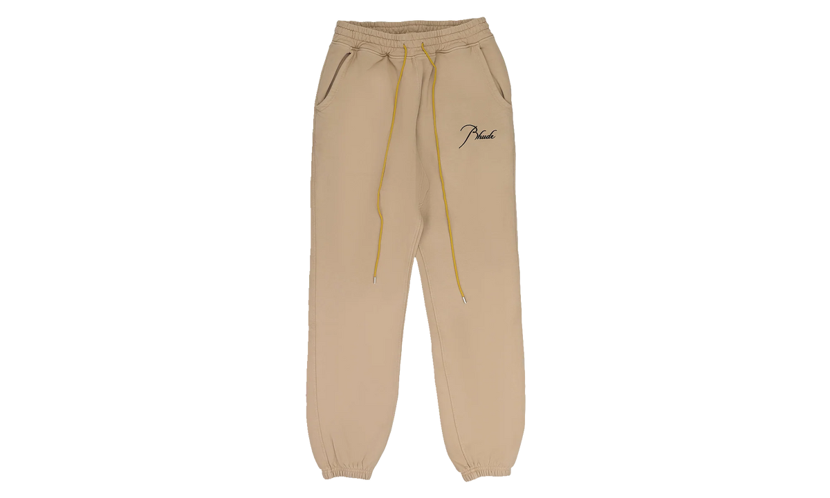 Script Logo Sweatpants "Beige" RHDMBTM0170 BEG