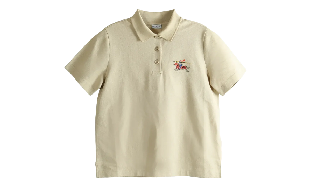 Equestrian Knight Cotton Polo Shirt WMNS "Limestone Beige" 8118496