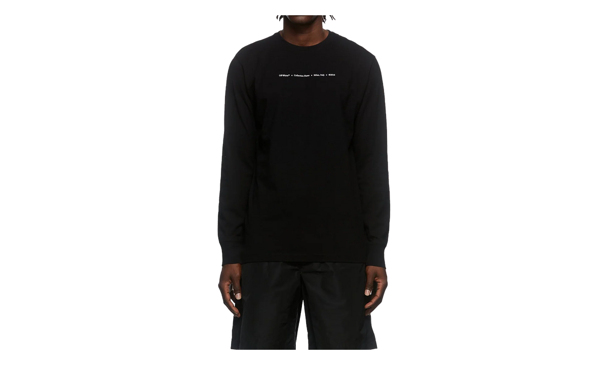 Logo-Print T-shirt "BLACK/MULTI-COLOR" OMAB001F21JER0021084