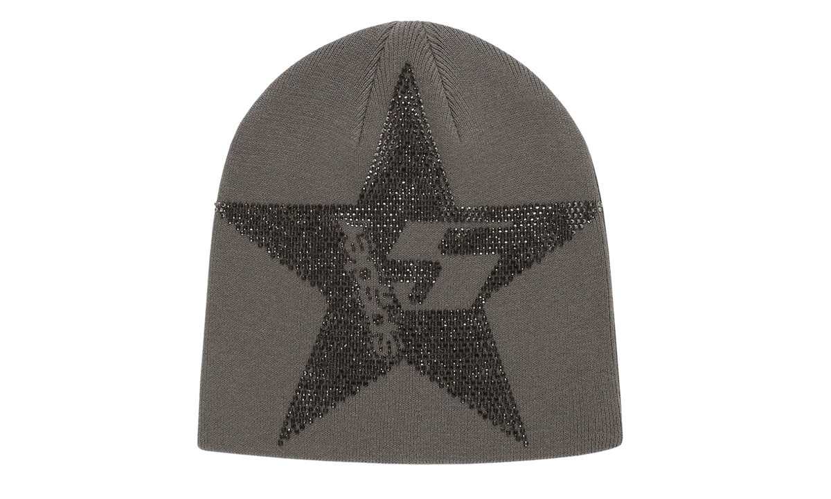 Star Rhinestone Skully "Slate Grey" SP5der313