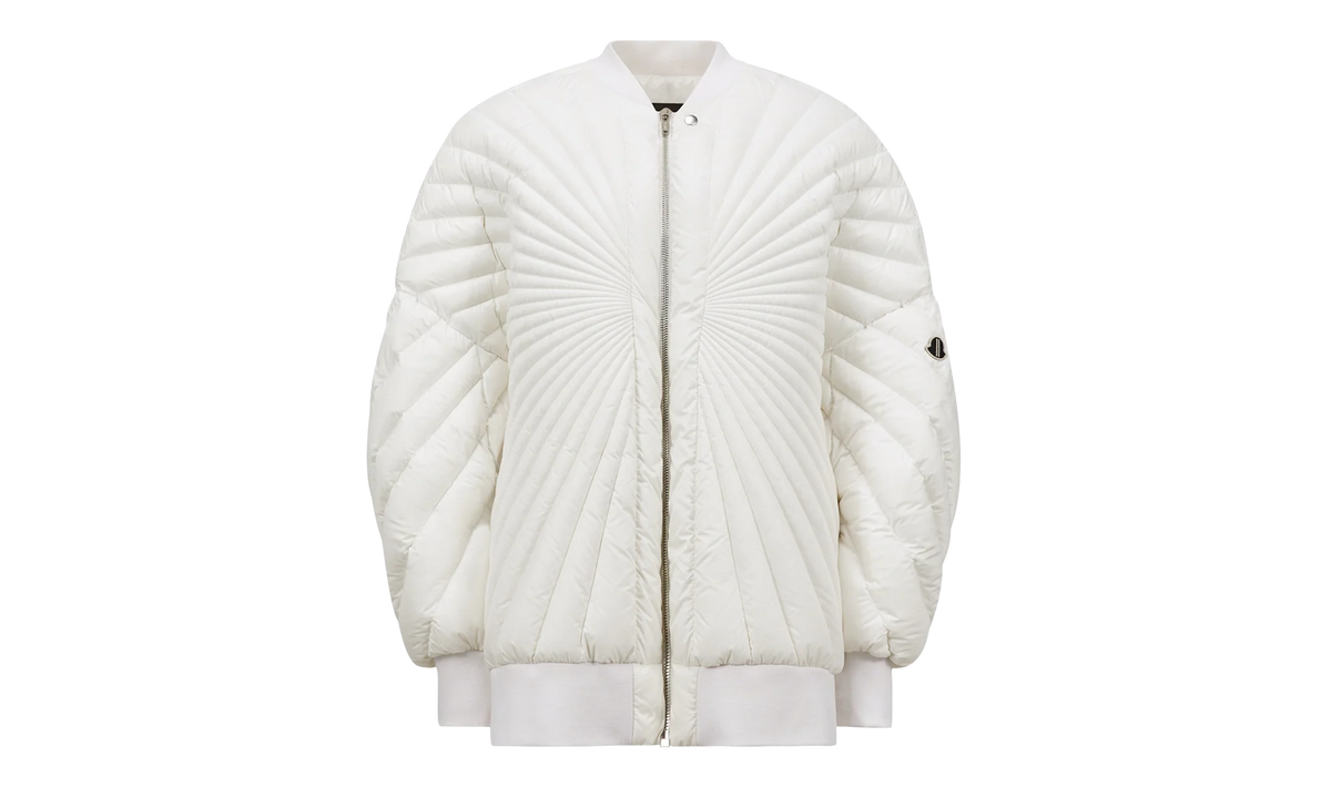 Rick Owens Woven Radiance Peter Jacket "Milk" MON40