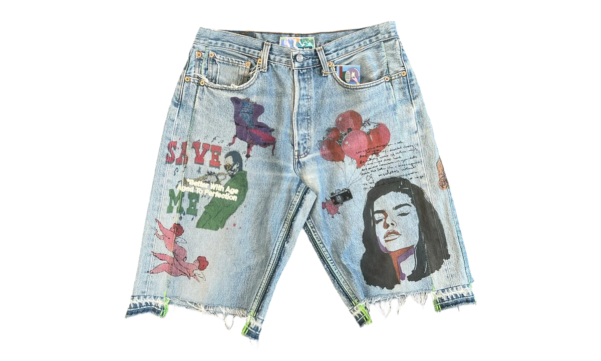 Harrison Triple-Wide Denim Shorts "Indigo" BWA115