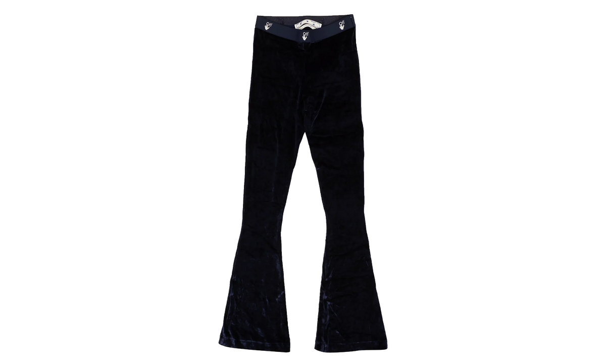 Velour Flared Leggings "Blue" 95 OFW 1801