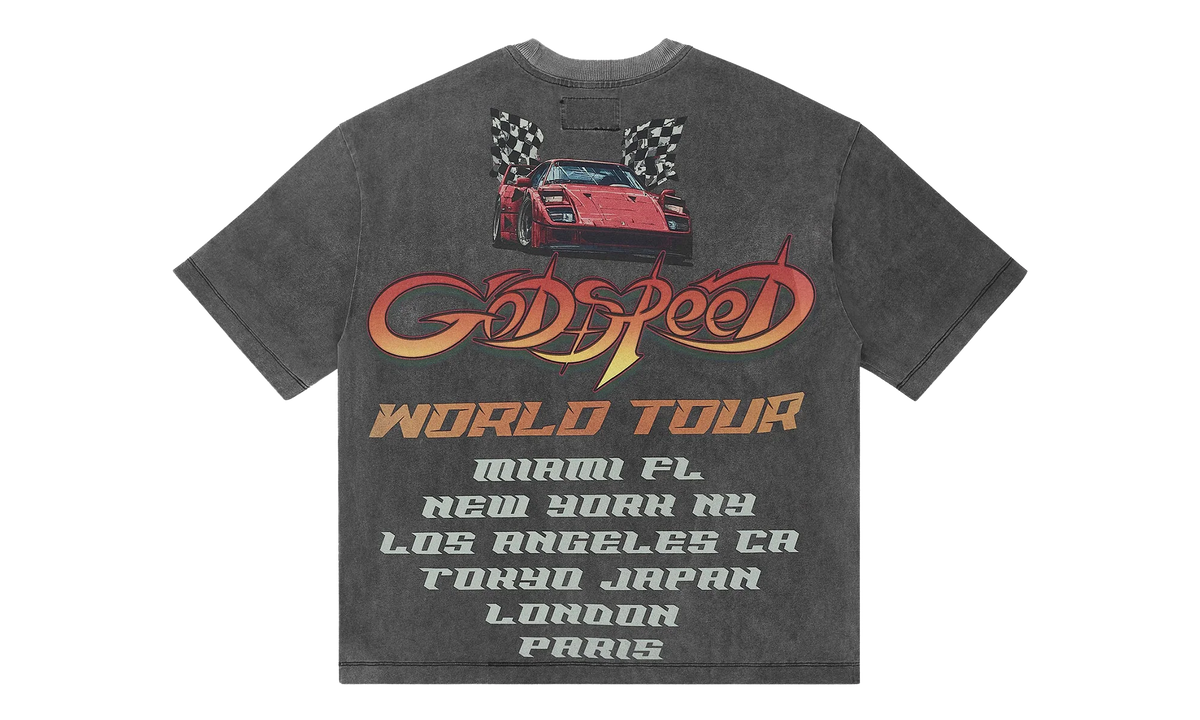 South Beach Drive Miami Superrun T-Shirt "Grey Wash" GS187
