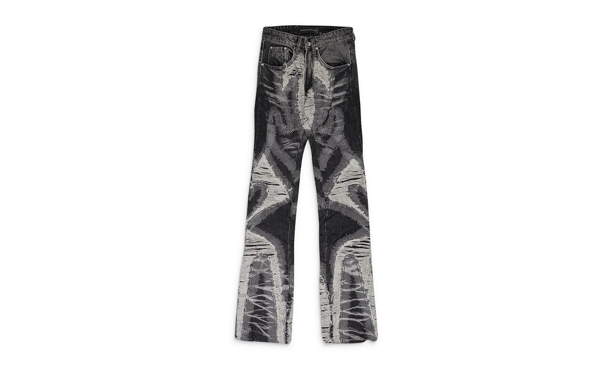 PATH WIDE-LEG JEANS "BLACK" 11200800002AW23