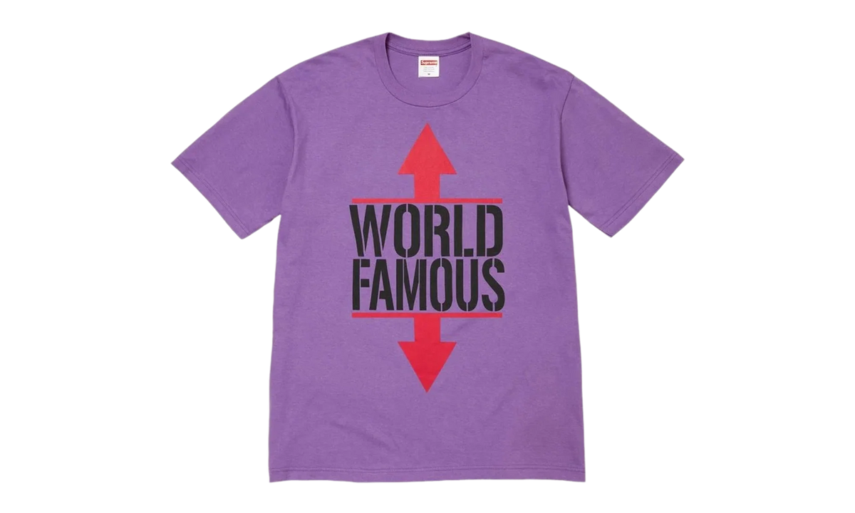 World Famous Tee "SS26 - Purple" SU27450
