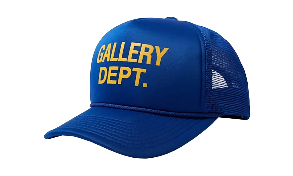 Logo Print Trucker Cap "Blue" GD077